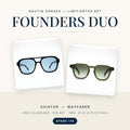 FOUNDERS DUO — Aviator & Wayfarer Set von NAUTIQ SHADES